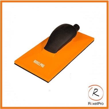 Ручной шлифовальный станок на липучке с пылеотводом RoxelPro 115 х 230мм